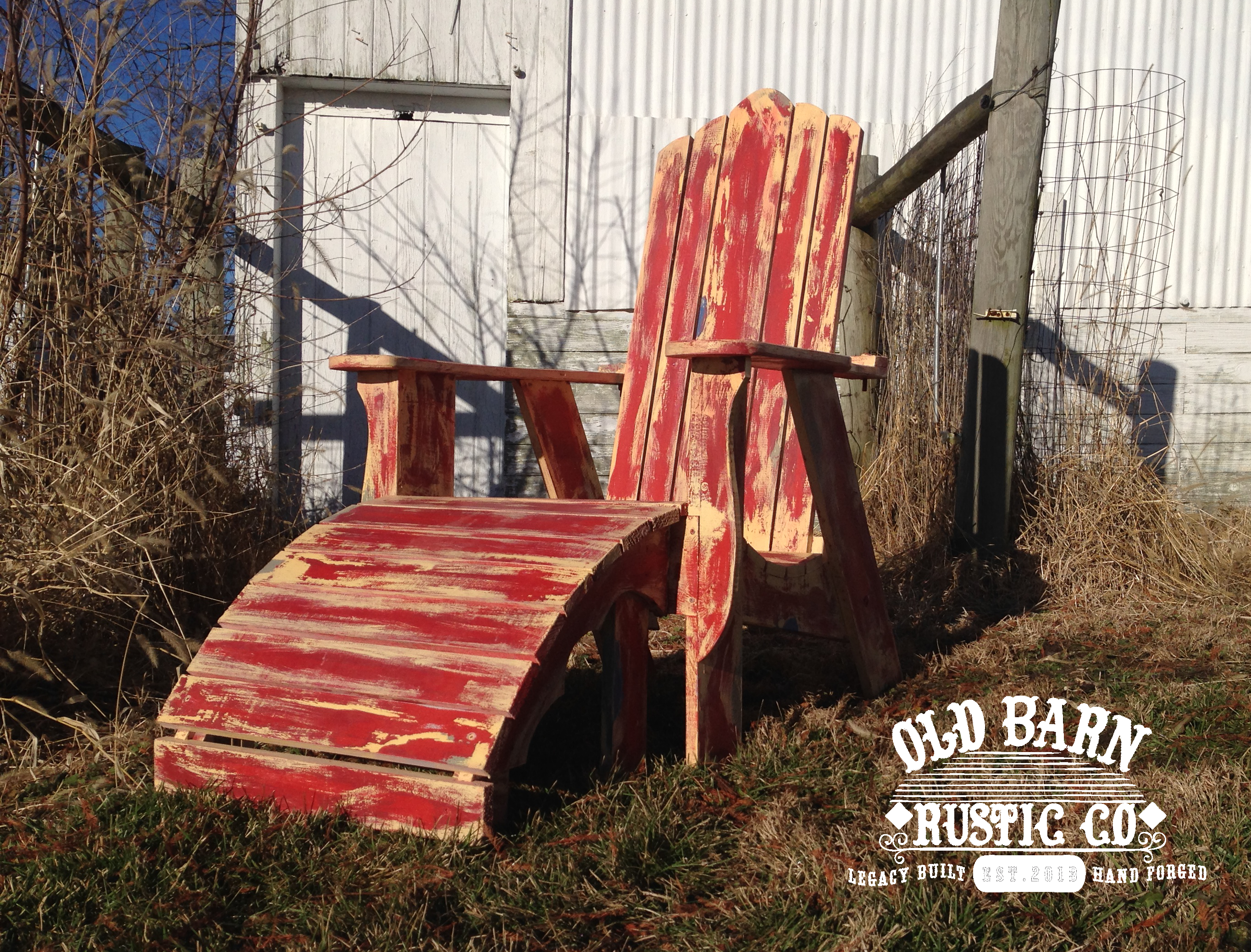 Old Barn Rustic Co. » Farmhouse Adirondack Chair